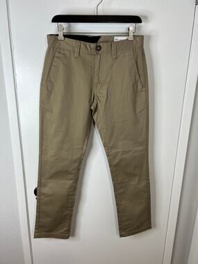 Volcom Men's True To This Chino Pants Beige ~ Size 29